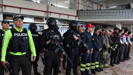 La Policía se ha sumado a los operativos de seguridad en Cuenca.