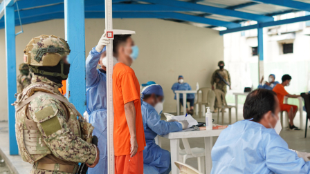 Los controles médicos en medio de seguridades en las cárceles de Ecuador
