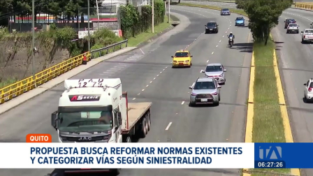 El Concejo Metropolitano analizará un proyecto de ordenanza que, además de mantener la restricción de circulación, contempla sanciones y nuevas obligaciones para el transporte pesado en Quito.

Un reportaje de Stephany Paz