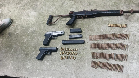 Las Fuerzas Armadas incautaron armas y municiones en distintos operativos a escala nacional.