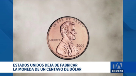 La eliminación de la producción de monedas de un centavo en Estados Unidos no generará un impacto significativo en la inflación, según analistas económicos. Ecuador mantiene aún un stock cercano a los tres millones de dólares en esa denominación.

Un reportaje de Bernarda Cevallos