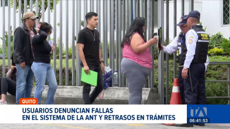 Usuarios de la Agencia Nacional de Tránsito reportan intermitencias en el sistema, lo que ha impedido que la ciudadanía realice sus trámites con normalidad.

Un reportaje de Juan Miguel Rodríguez