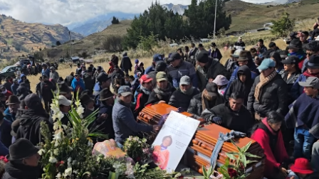 Este martes 18 de noviembre del 2025 se realizaron sepelios en Simiátug.