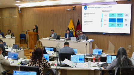 Incidentes en la sesión del Municipio de Quito