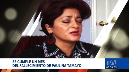 Se cumple un mes del fallecimiento de la artista ecuatoriana Paulina Tamayo. Sus seguidores la recuerdan con cariño, mientras sus hijos continúan cumpliendo los deseos de “La Grande del Ecuador” para los homenajes póstumos.

Un reportaje de Brigette Mancheno