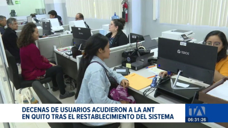 La Agencia Nacional de Tránsito atenderá en horario extendido durante toda la semana para el servicio de licencias de conducir, luego de que se recuperó la normalidad en el sistema de la entidad.

Un reportaje de Juan Miguel Rodríguez