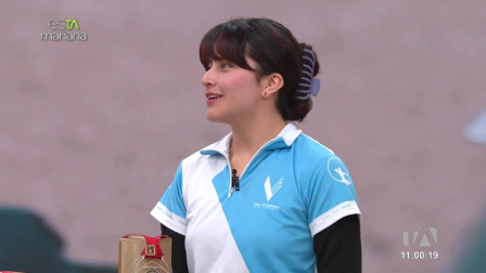 Valentina Pazos, campeona de tiro al blanco, visitó el set de esTAmañana para contarnos su trayectoria en este deporte de concentración y precisión.