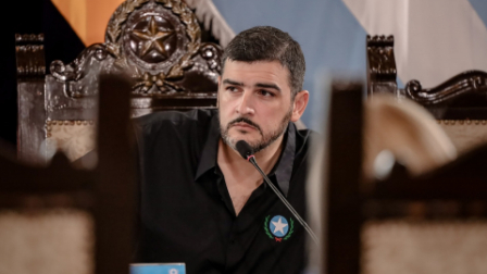 El alcalde Aquiles Alvarez en una nueva polémica con funcionario del Gobierno.