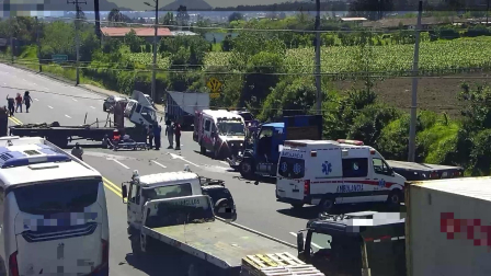 Un siniestro de tránsito deja dos personas heridas en el ingreso a Machachi