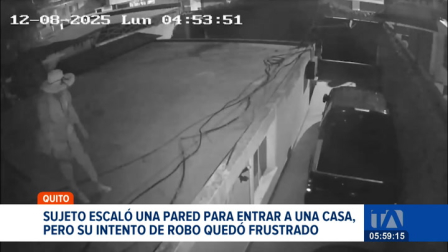Un hombre ingresó a una vivienda con la intención de robar, pero los propietarios lograron frustrar el delito y ahuyentarlo. El sospechoso escapó del lugar. Las imágenes captadas muestran con claridad cómo ocurrieron los hechos.

Un reportaje de Juan Miguel Rodríguez