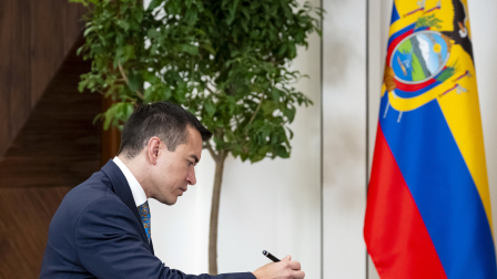 La gira del presidente Daniel Noboa permitió la firma de tratados.