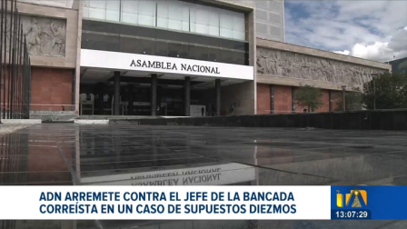 La denuncia sobre un supuesto caso de diezmos recae en el jefe de la bancada correísta, Juan Andrés González. El legislador responsabiliza al Gobierno si algo le ocurre a él o a su familia.

Un reportaje de Karen Haro