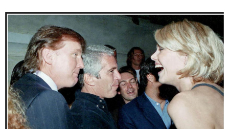 Donald Trump junto a Jeffrey Epstein