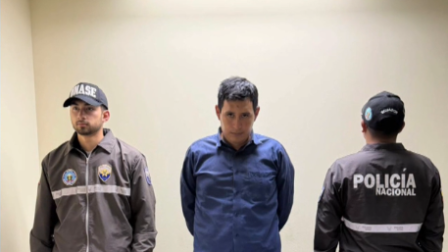 Personal de la Dinased detuvo al sospechoso que tiene antecedentes penales