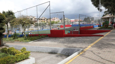 Imagen referencial del parque Inglés en el norte de Quito.