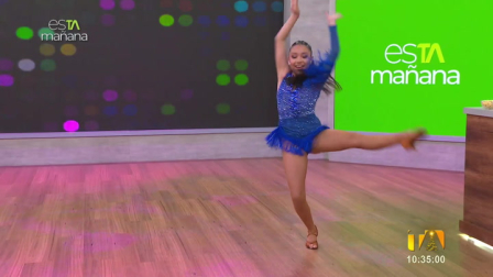 Renata Real nos muestra toda su destreza para el baile en esTAmañana. Una apasionada de la música  y el ritmo.