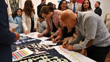 El Registro se presentó en un evento en la Capilla del Hombre, en el norte de Quito.