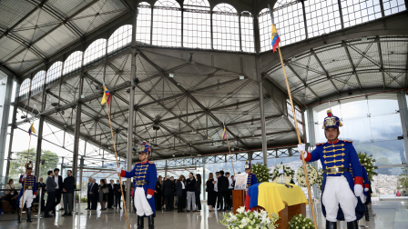 Rodrigo Borja fue velado el viernes 19 y sábado 20 de diciembre del 2025 en Quito