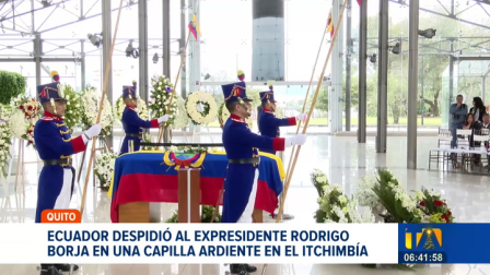 Quito despidió al expresidente de la República, Rodrigo Borja, una de las figuras más representativas de la historia política del país. Tras los homenajes públicos, el sábado 20 de diciembre se realizó el sepelio del exmandatario en una ceremonia privada en el norte de la capital.

Un reportaje de Ismenia Solórzano