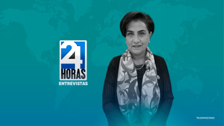 Gabriela Sommerfeld, canciller de Ecuador, señala que por primera vez, en 21 años, el país ha sido considerado un país elegible para acceder a financiamiento sin tener una nueva deuda. Recalcó que se está reconociendo el trabajo del Gobierno para tener una estabilidad fiscal.