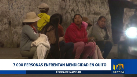 Durante diciembre se registra un incremento de la mendicidad y el trabajo infantil en Quito. Centros comerciales y parques figuran entre los puntos más críticos. Cerca de 7.000 personas enfrentan esta situación.

Un reportaje de Nathalie Jiménez