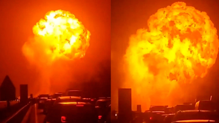 Explosión de camión cisterna de combustible explotó en una autopista en Italia