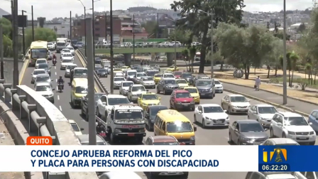 Existen nuevas disposiciones sobre el Pico y Placa y su exención para personas con discapacidad. Podrán registrar un vehículo y hasta tres licencias en la Agencia Metropolitana de Tránsito para circular sin restricciones en la capital.

Un reportaje de Stephany Paz