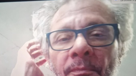 Jorge Glas compareció vía telemática a la audiencia.