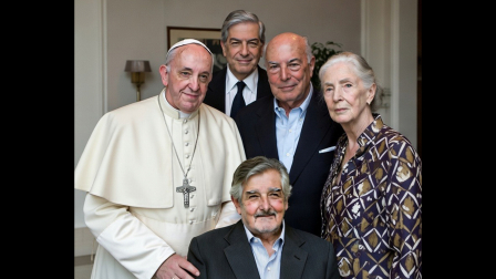 El papa Francisco, Mario Vargas Llosa, José Mujica, Giorgio Armani y Jane Godall fueron cinco personajes a los que se despidió en 2025.