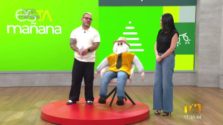 El comediante quiteño Jerónimo Meneses nos trajo un testamento de Año Viejo y sus ocurrencias.