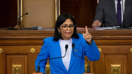 Delcy Rodríguez es la presidenta encargada de Venezuela tras la captura de Nicolás Maduro.