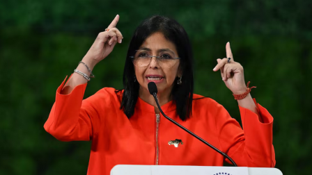 La presidenta encargada de Venezuela, Delcy Rodríguez, consta en la lista de sancionados por la UE.