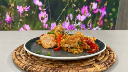El chef Felipe Campana nos prepara un delicioso arroz con pollo
