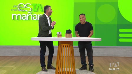 El artista gráfico ecuatoriano nos visita en esTAmañana