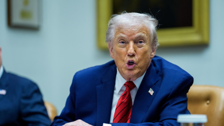 Fotografía de archivo del 10 de diciembre de 2025 que muestra al presidente de Estados Unidos, Donald Trump.