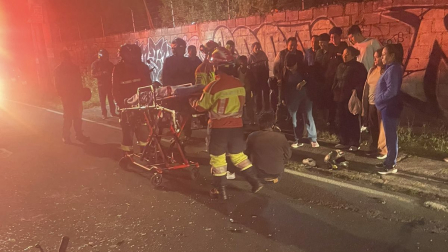 Un siniestro de tránsito se registró en Quito en Conocoto