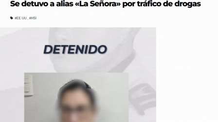 Estados Unidos deporta a supuesta cabecilla vinculada al tráfico de droga internacional