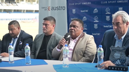 Jorge Guzmán, presidente de Emelec, cuestionó el registro de su directorio.