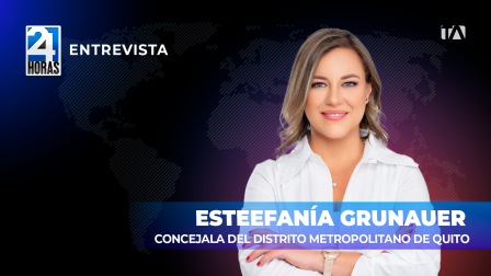 'El 80% de la ciudadanía quiteña cree que el mayor problema es la inseguridad', Estefaía Grunauer, concejal de Quito, sobre el tema de seguridad en la capital.