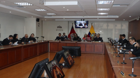 El Pleno de la Corte Nacional se reunió para una sesión extraordinaria, este 14 de enero del 2026