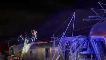 Dos trenes de alta velocidad se descarrilaron y dejaron varias víctimas.