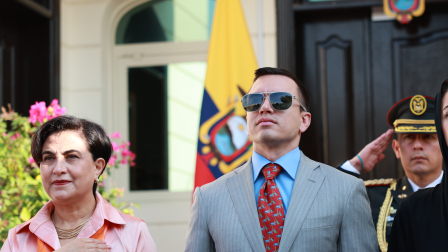 El presidente Daniel Noboa cumplirá una agenda de dos días en Suiza.