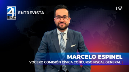 “Tenemos un retraso constante en el proceso de designación de la autoridad de la Fiscalía. El reemplazo de Diana Salazar debía haber existido en abril del 2025”, Marcelo Espinel, vocero de la Comisión Cívica del concurso para Fiscal,  sobre la elección del nuevo Fiscal General del Estado.