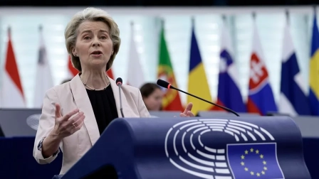 La presidenta de la Comisión Europea, Ursula von der Leyen, se pronunció sobre las amenazas de Trump respecto a Groenlandia