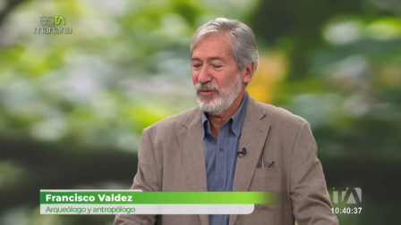 Francisco Valdez, arqueólogo y antropólogo, explica por qué el cacao es de origen ecuatoriano con muestras encontradas en la localidad de Palanda.