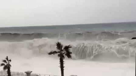 El ciclón Harry provocó inundaciones en Sicilia y vientos de 120 kilómetros por hora.