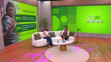 El cantante ecuatoriano Ricardo Williams llegó al sillón de los amigos para hacer conciencia de una forma diferente sobre los dispositivos electrónicos.