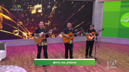 Trio Los Antares llegó al set para poner la musica y hablar de todos los recuerdos que les han dejado 44 años de trayectoria en el medio artístico.