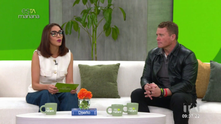 Timothy Ballard visito el set de esTAmañana para conversar de su inspiración para enfrentar la problemática de la trata de personas.