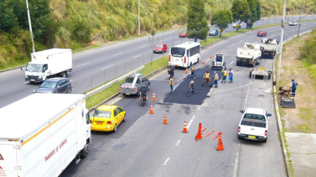 Los trabajos en la av. Simón Bolívar se realizarán por tramos en 7,6 kilómetros durante 72 días.